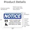 Signmission 7 in Height, 10 in Width, Vinyl Decal, Rectangle OS-2PACK-NS-D-710-L-18161 - alternate 4